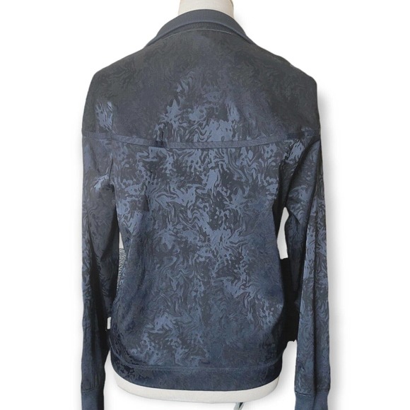 NIKE NSW Jacquard Track Blue Navy Jacket Athletic 940250-475 Womens Size Medium - Picture 6 of 8